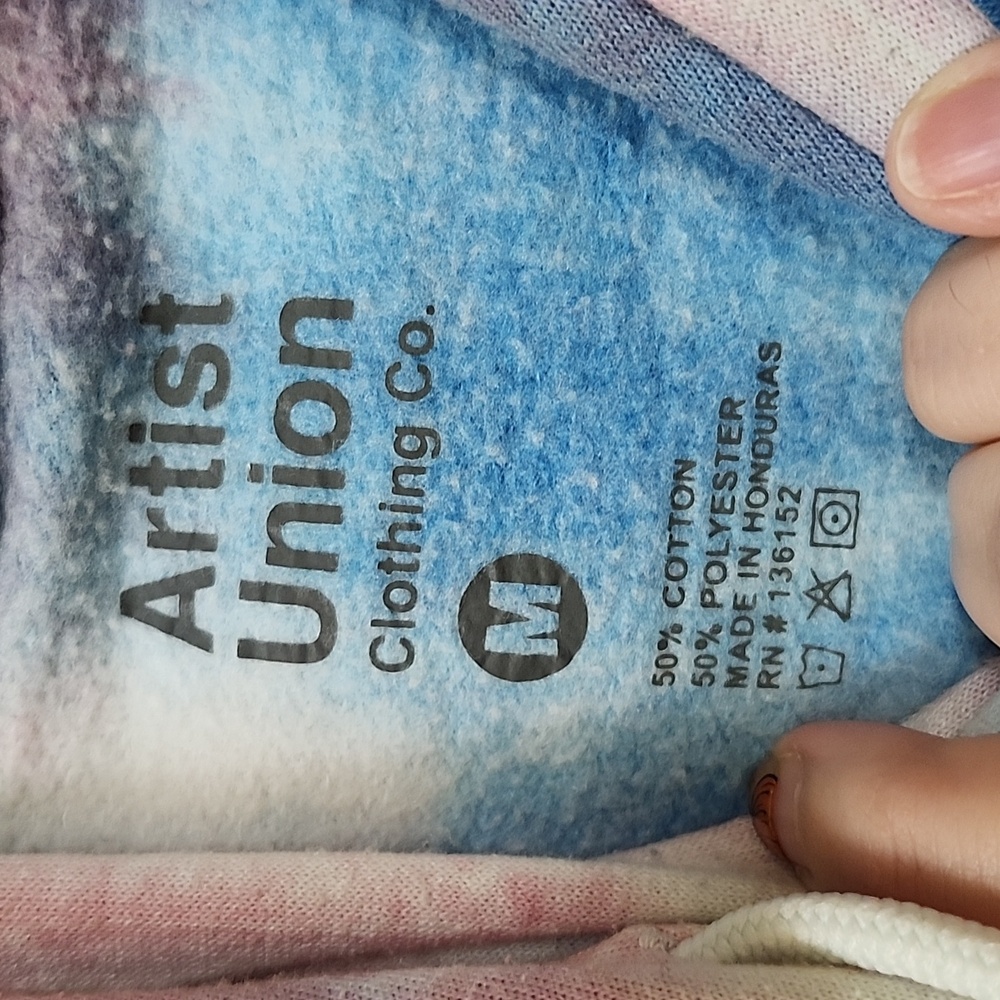 ARTIST UNION TIE-DYE HOODIE - Picture 2 of 3